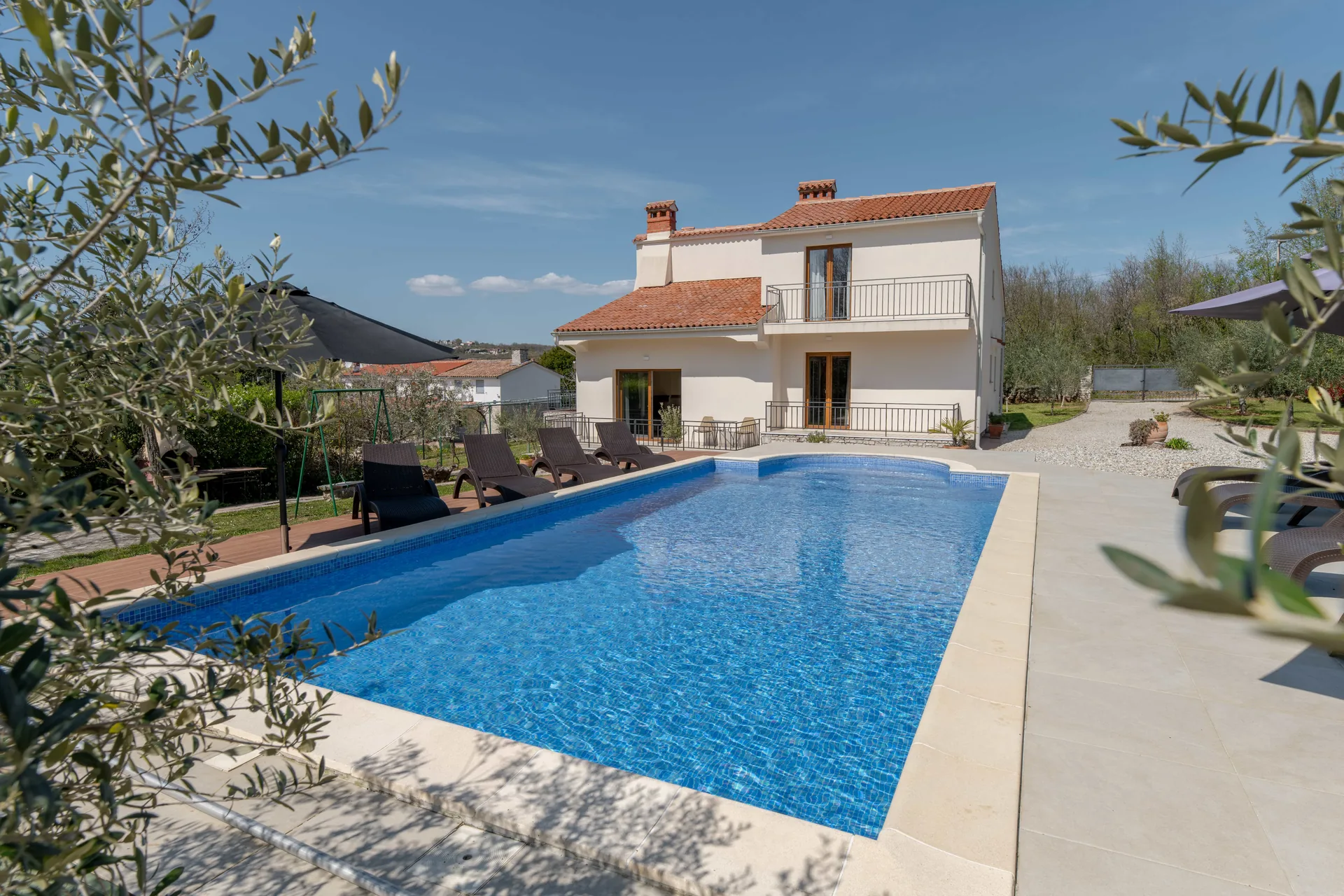 Villa Aqua holiday villa near Labin Istria with private pool
